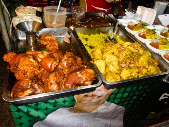 Local Thai Food at the Temple Fair