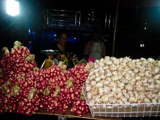 Thai Temple Fair Garlic Stall