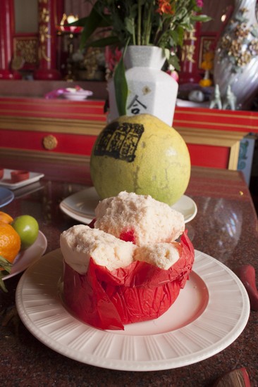 Chinese New Year of the Horse Steamed Cake