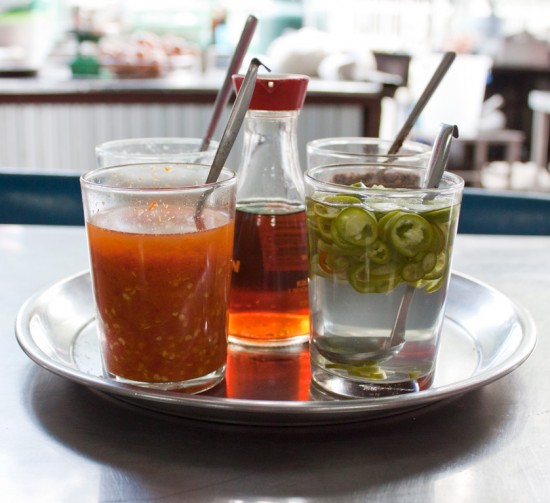 Noodle Shop Condiments