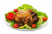 Roast Turkey with Garnishing