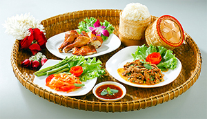 Traditional Northeast Isan Thai Food