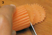 Carrot Carving Step 3