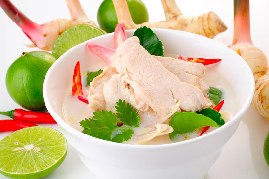 Thai Coconut Chicken Soup