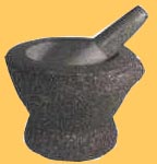 Granite mortar & pestle