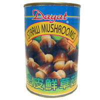 Straw Mushrooms for Thai & Asian cooking available at Temple of