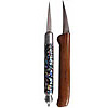 Set: Thai Flexible Knife &amp; Carving Knife in Wood Sheath