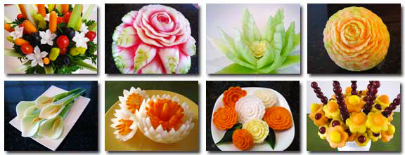 Learn Fruit & Vege Carvings with Nita's DVDs