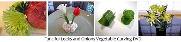 Leek & Onion Vegetable Carving DVD