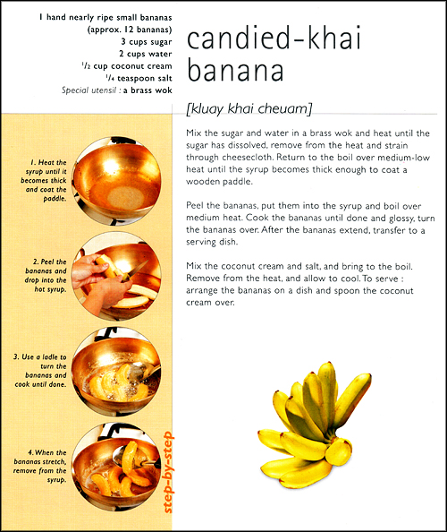 Candied Banana Recipe, Step-by-Step Thai Desserts, Sangdad