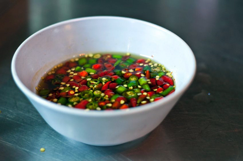 Chili Lime Fish Sauce - Nam Prik Nam Plah