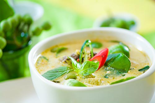 Delicious Thai Green Curry with Chicken