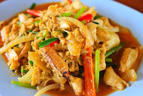 Thai Curry Crab - Boo Paht Pong Karee