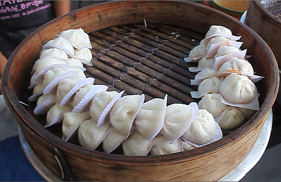 Salabao - in a Bamboo Steaming Basket
