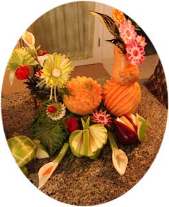 Fruit Carving DVD Arrangement