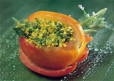 Tomato Basket Garnish