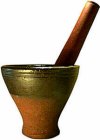 Clay Mortar & Pestle