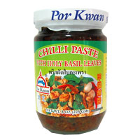 Buy Thai Chili Paste with Holy Basil, Por Kwan for Pad Kee Mao recipes