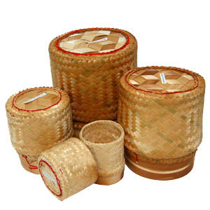 Sticky Rice Serving Baskets, Set of 4