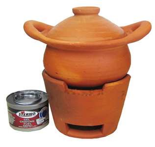 Clay Pot with Sterno