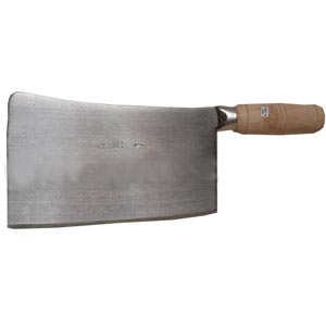 Asian Bone Cleaver, Wooden Handle