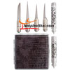 Portable 4 Blade Professional Carving Knife Set