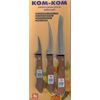 Kiwi Kom-Kom Vegetable & Fruit Carving Knives, Set A