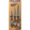 Kiwi Kom-Kom Vegetable & Fruit Carving Knives, Set A