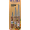 Kiwi Kom-Kom Vegetable & Fruit Carving Knives, Set B
