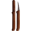 Handmade Thai Fruit Carving Knife in Wood Sheath