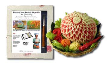 DVD How to Carve Fruits & Vegetables the Thai Way
