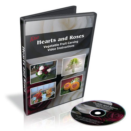 Hearts & Roses Vegetable & Fruit Carving Lessons DVD