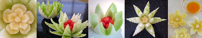 Honeydew Melon Carving