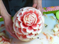 Watermelon Carving Flower