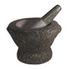 Extra-large granite mortar and pestle