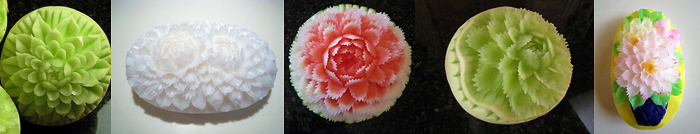 Thai Melon Carving