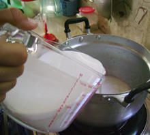 Coconut Milk for Satay Peanut Sauce