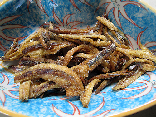 Fried Anchoy Fish for Thai Mango Salad